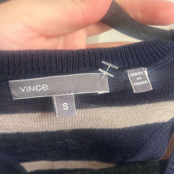 ✨Vince Navy Striped Racerback Maxi Sz Small Dress✨ - Picture 7 of 8